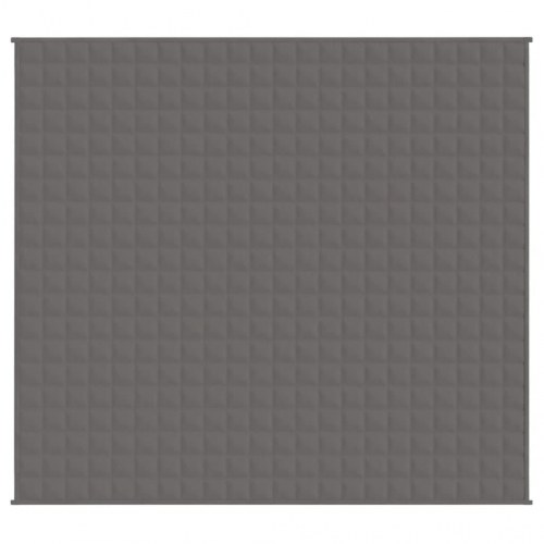 Tyngdetæppe 200 × 225 cm - 9 kg, grå mikrofiber