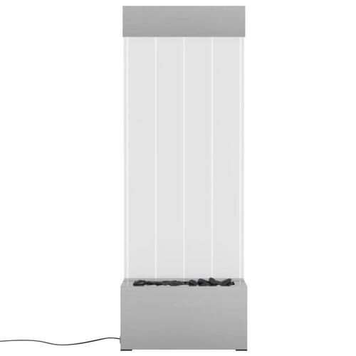 151400 boblesøjle med RGB LED'er 110 cm rustfrit stål og akryl