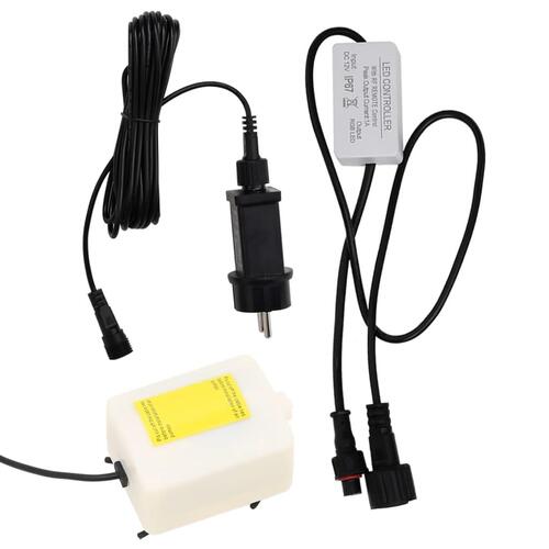 151400 boblesøjle med RGB LED'er 110 cm rustfrit stål og akryl