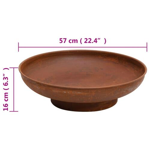Bålfad 57 cm stål