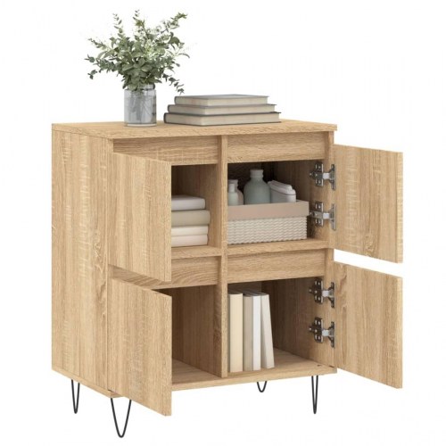 Skænk 60×35×70 cm i konstrueret træ - sonoma-eg