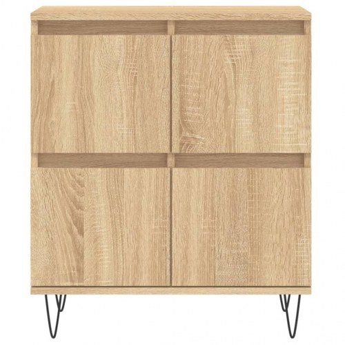 Skænk 60×35×70 cm i konstrueret træ - sonoma-eg