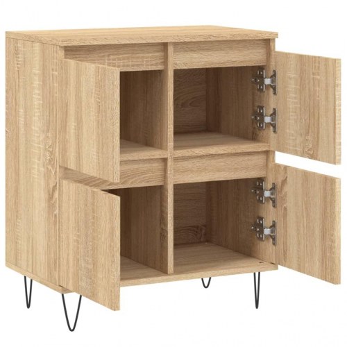 Skænk 60×35×70 cm i konstrueret træ - sonoma-eg