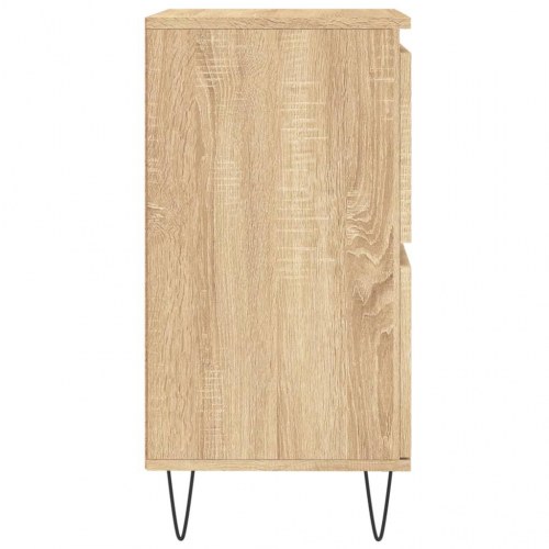 Skænk 60×35×70 cm i konstrueret træ - sonoma-eg