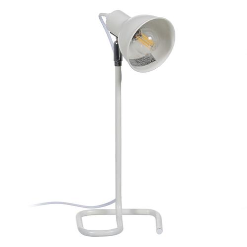 Bordlampe Hvid Jern 25 W 220-240 V 15 x 14,5 x 36,5 cm