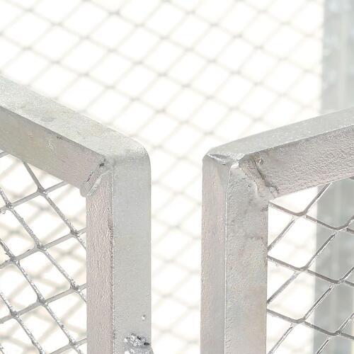 Kompostbeholder 100x100x77 cm galvaniseret jern