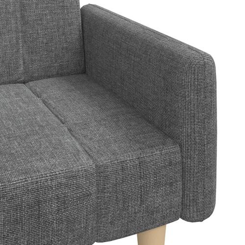 2-personers sovesofa stof lysegrå