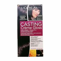 Farve uden Ammoniak Casting Creme Gloss L'Oreal Make Up Casting Creme Gloss Ibenholt Sort 180 ml