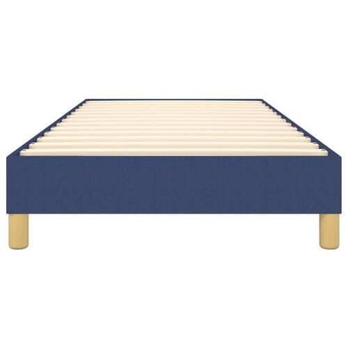 Sengeramme 90x200 cm stof blå