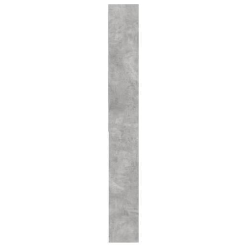 Badeværelsesskab til vaskemaskine 64x24x190 cm betongrå