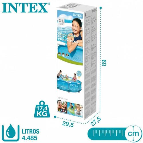 Pool Aftageligt Intex 305 x 76 x 305 cm