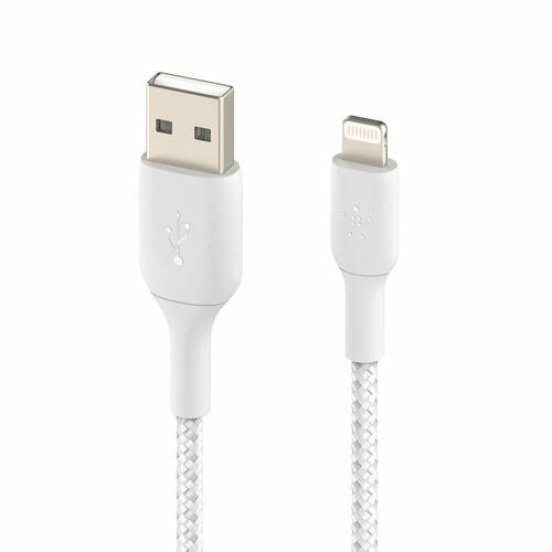 USB til Lightning-kabel Belkin CAA002BT0MWH Hvid 15 cm