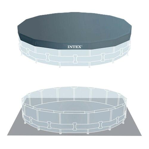 Pool Aftageligt Intex 28242 457 x 122 x 457 cm