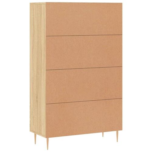Skab 69,5x31x115 cm konstrueret træ sonoma-eg