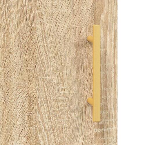 Skab 69,5x31x115 cm konstrueret træ sonoma-eg