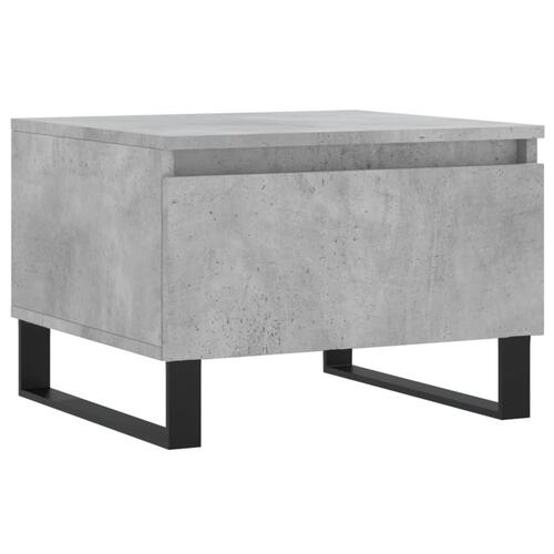 Sofaborde 2 stk. 50x46x35 cm konstrueret træ betongrå