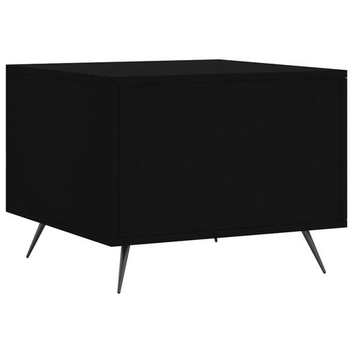 Sofabord 50x50x40 cm konstrueret træ sort