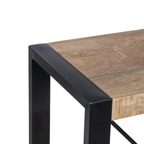 Hylder MANGO 90 x 45 x 120 cm Natur Sort Træ Jern