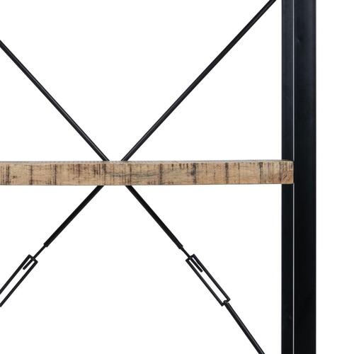 Hylder MANGO 90 x 45 x 120 cm Natur Sort Træ Jern