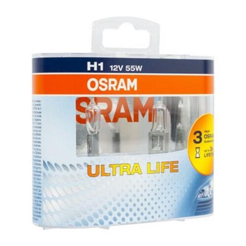 Pære til køretøj Osram 4008321416162 H1 12V 55W 3200K