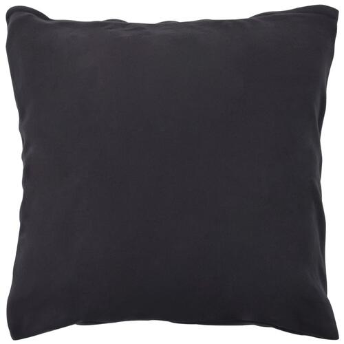Sengesæt 3 dele fleece 200 x 220/80 x 80 cm antracitgrå