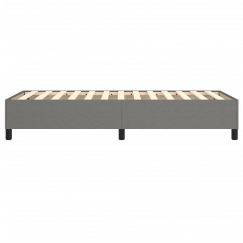 Boxspring sengeramme i stof - mørkegrå 80 × 200 cm