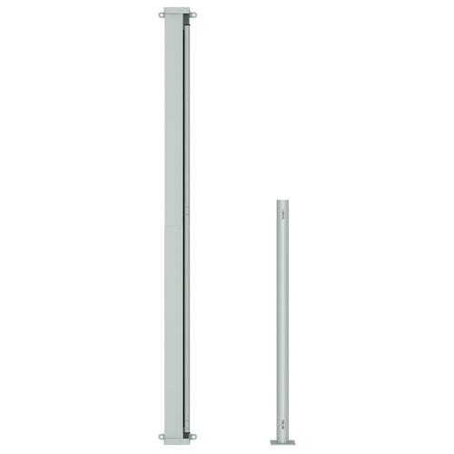 Sammenrullelig sidemarkise til terrassen 200x300 cm cremefarvet