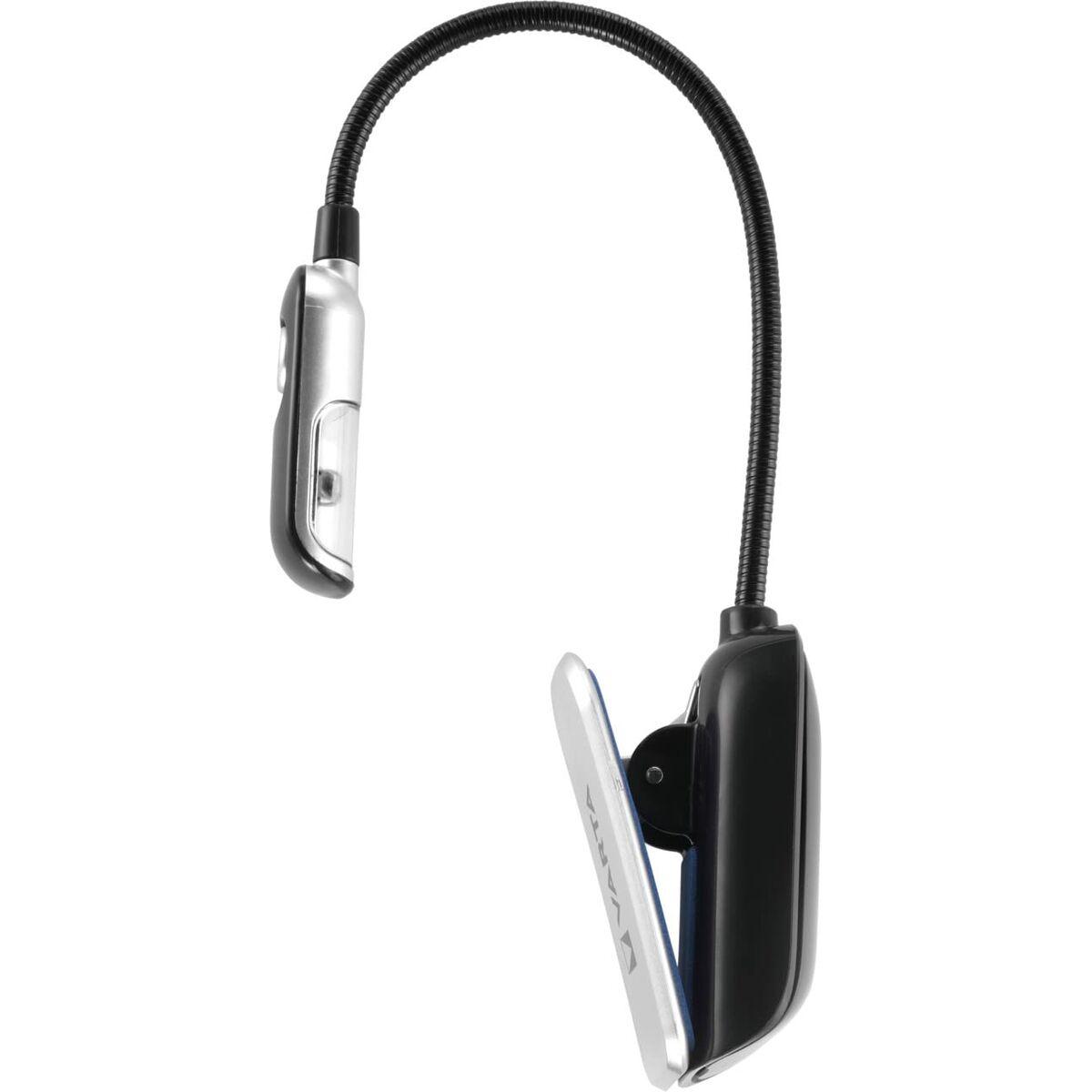 Varta Book Light LED læselampe - sort/sølv