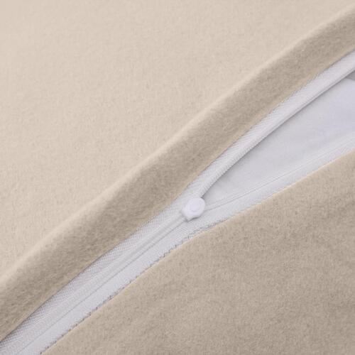 Sengesæt 2 dele fleece 140 x 220/60 x 70 cm beige