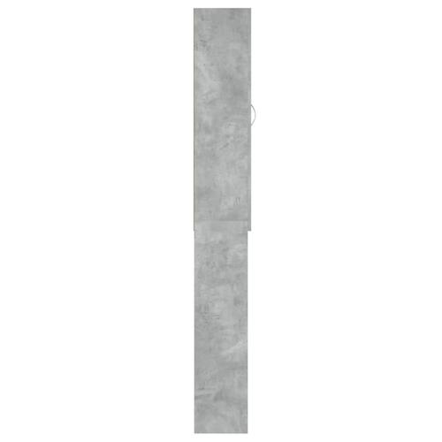 Vaskemaskineskab 64x25,5x190 cm betongrå