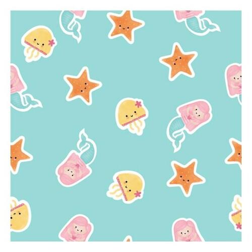 Nordisk cover Cool Kids Mermaid Bred enkeltseng (180 x 220 cm)