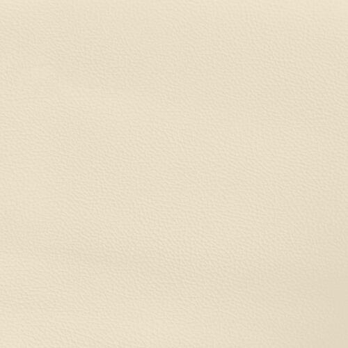 Springmadras med pocketfjedre 120x200x20 cm kunstlæder creme