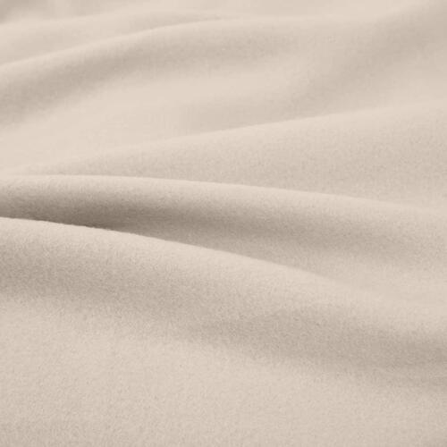 Sengesæt 3 dele fleece 200 x 220/60 x 70 cm beige