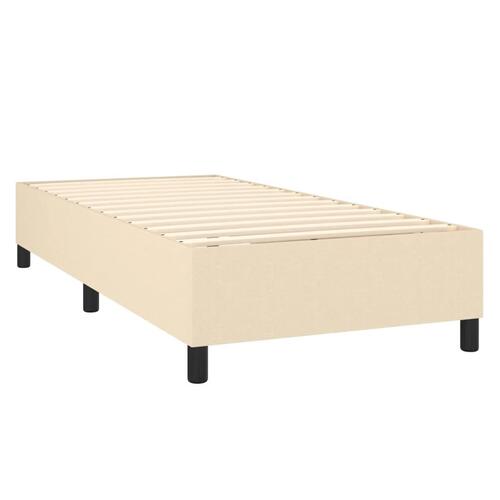 Sengeramme uden madras 80x200 cm stof cremefarvet