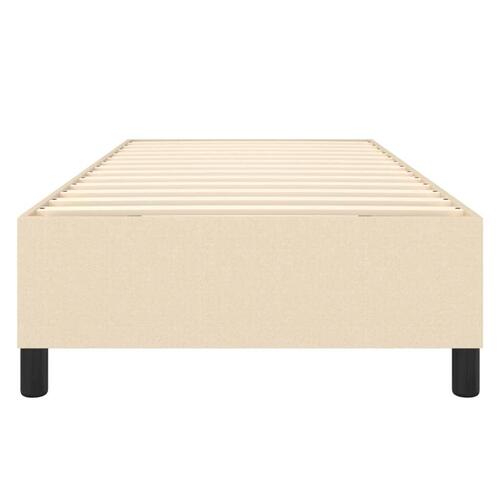 Sengeramme uden madras 80x200 cm stof cremefarvet