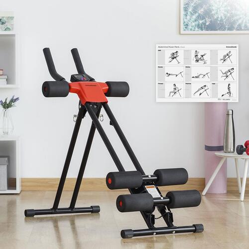 Sammenklappelig Abdominal Machine med træningsguide Plawer InnovaGoods