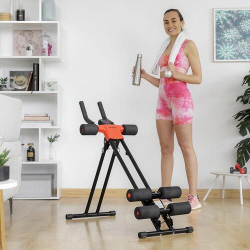 Sammenklappelig Abdominal Machine med træningsguide Plawer InnovaGoods