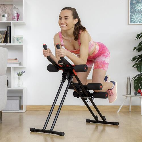 Sammenklappelig Abdominal Machine med træningsguide Plawer InnovaGoods
