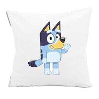 3D pude Bluey Hvid 30 x 30 cm Firkantet