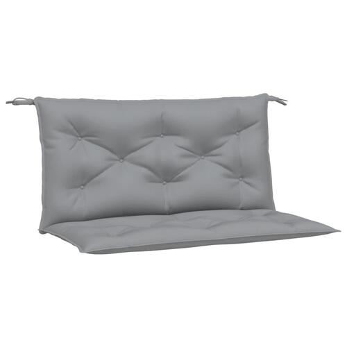 Hynder til havebænk 2 stk. 100x50x7 cm oxfordstof grå