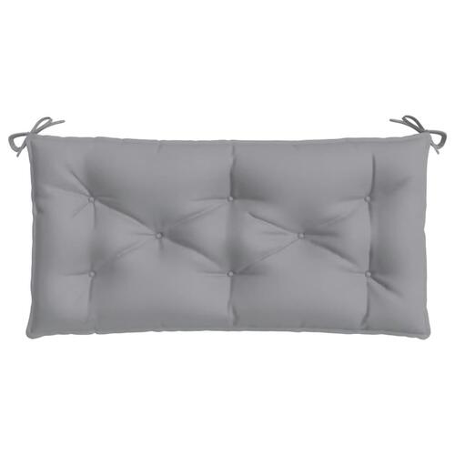 Hynder til havebænk 2 stk. 100x50x7 cm oxfordstof grå