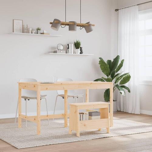 Entrébænk 60x28x45 cm massivt fyrretræ