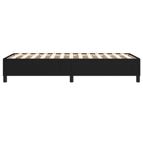 Sengeramme uden madras 90x200 cm stof sort