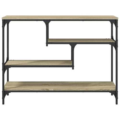 Konsolbord 100x30x75 cm konstrueret træ sonoma-eg