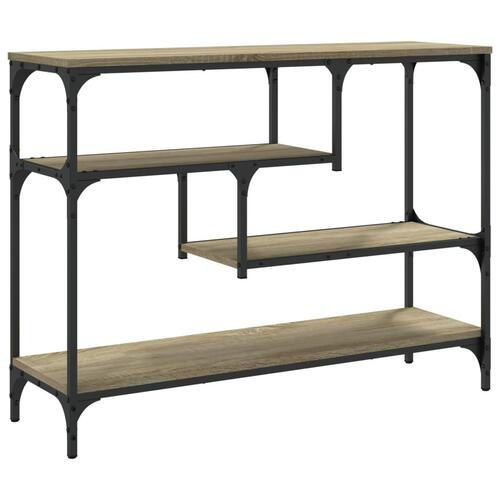 Konsolbord 100x30x75 cm konstrueret træ sonoma-eg