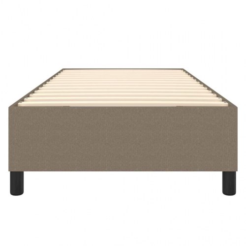 Boxspring sengeramme 90×200 cm - stof gråbrun