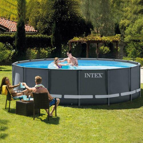 Pool Aftageligt Intex 488 x 122 x 488 cm