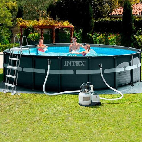 Pool Aftageligt Intex 549 x 132 x 549 cm