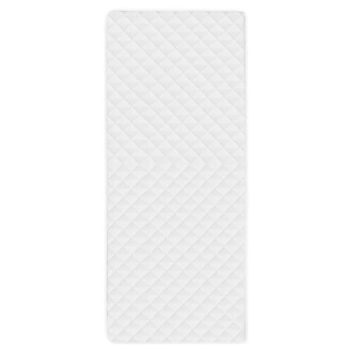 Vatteret madrasbeskytter 90 x 200 cm tung hvid