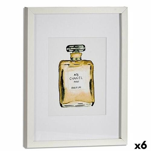 Maleri CH Nº5 Parfume Glas spånplade 33 x 3 x 43 cm (6 enheder)